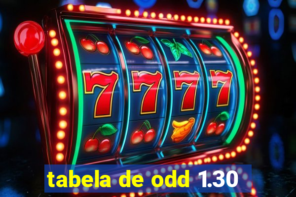 tabela de odd 1.30